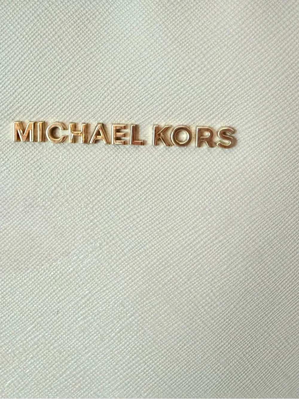 Michael Kors Light Pink Saffiano Tote with Gold Hardware - Picture 4 of 5